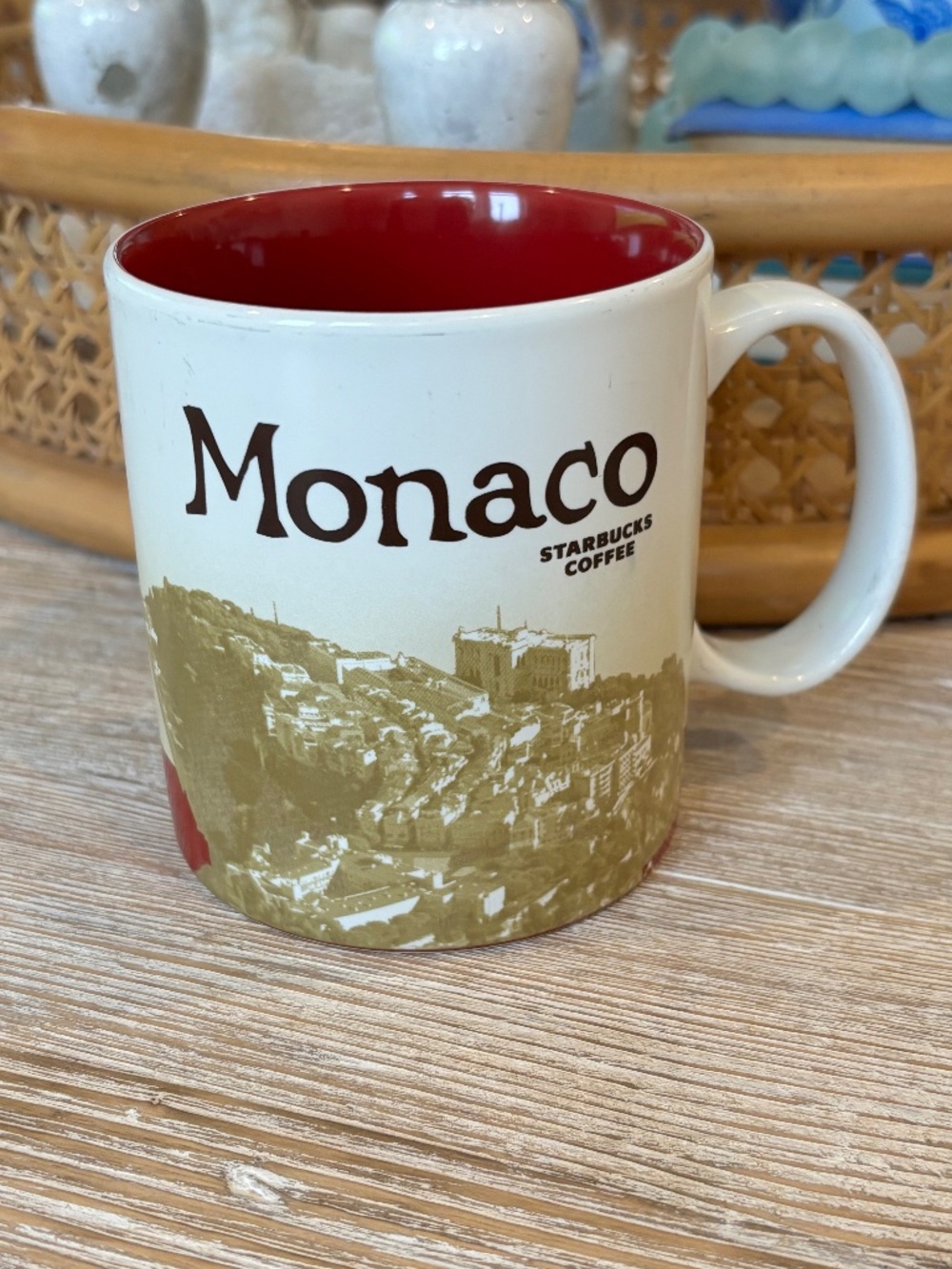 STARBUCKS Monaco City Picture Collection 2016 ceramic coffee mug 16oz/473ml